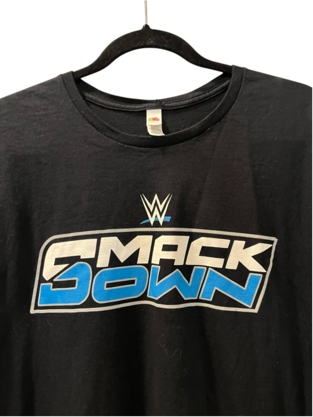 WWE SmackDown Graphic T-Shirt Black Adult 2XL Fruit Of The Loom Wrestling Men's - Picture 4 of 7